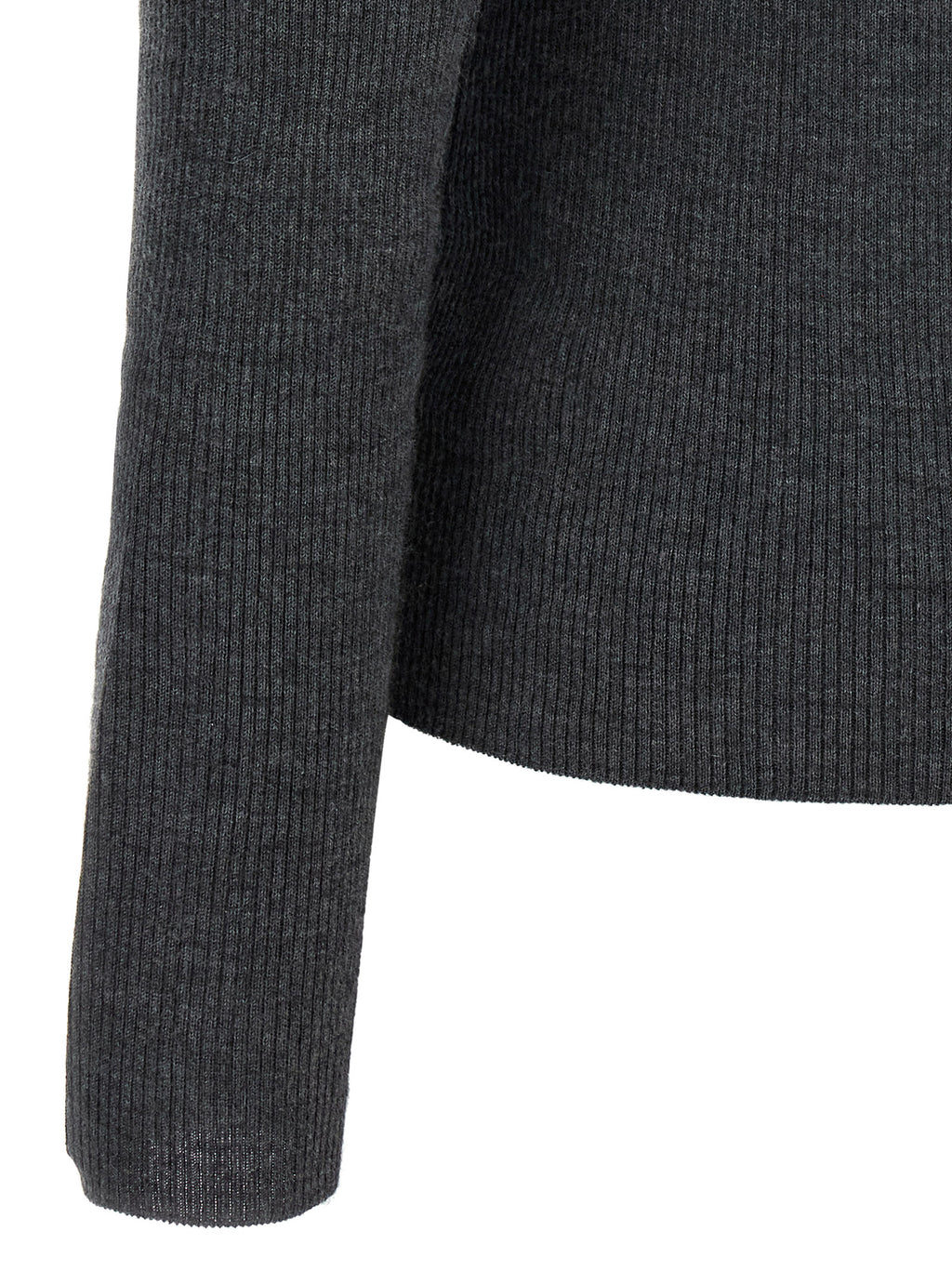 Max Mara Gray Cashmere Polo Shirt