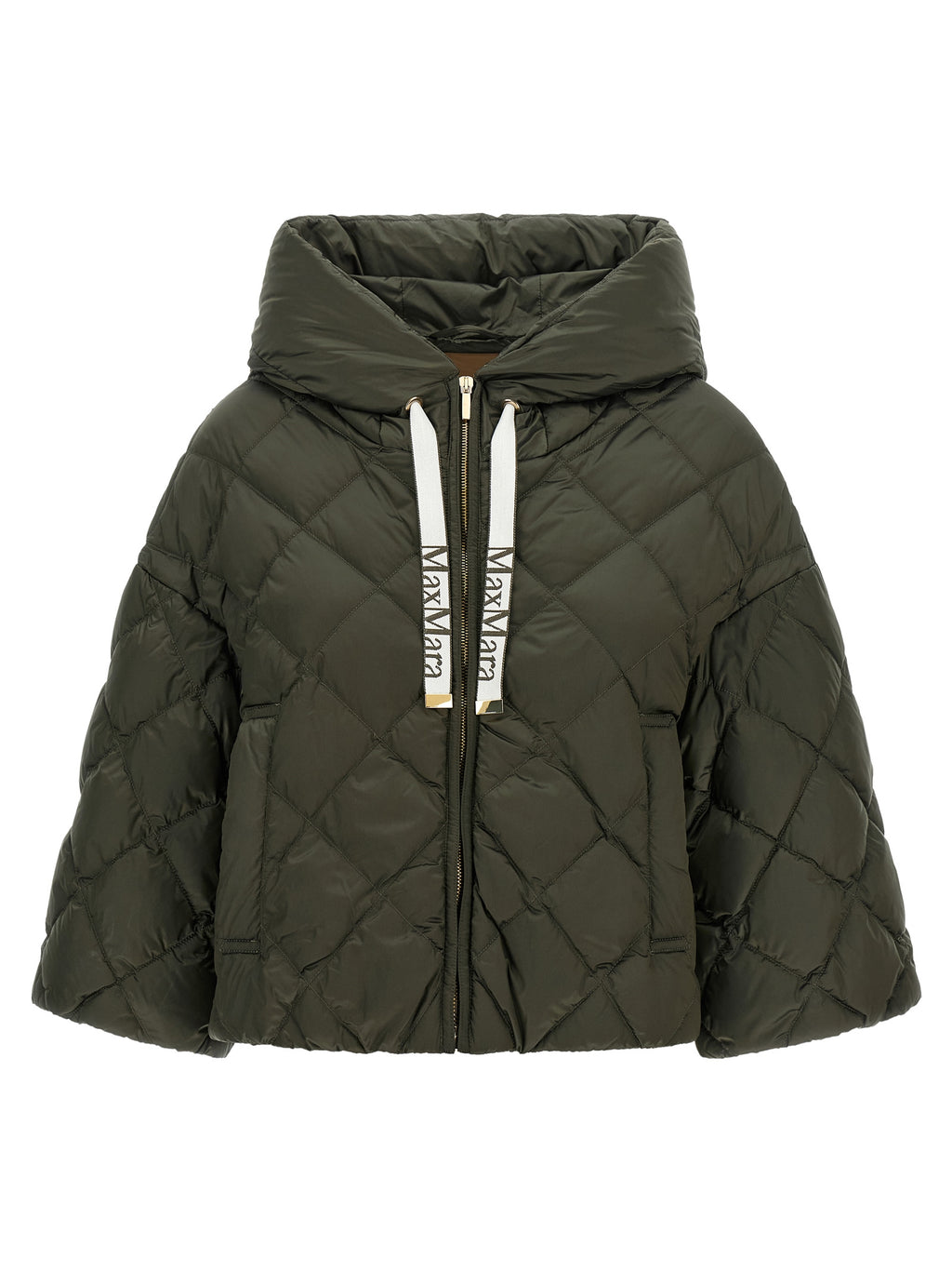 Max Mara Bicolor Polyamide Parka