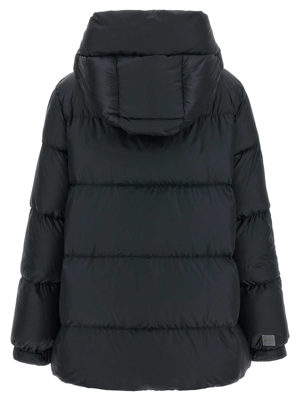 Max Mara Blue Polyester Full-Length Jacket
