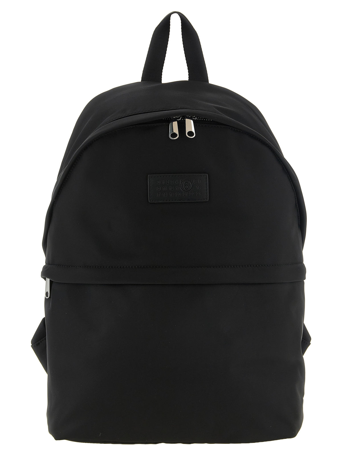 MM6 Maison Margiela Black Polyamide Backpack