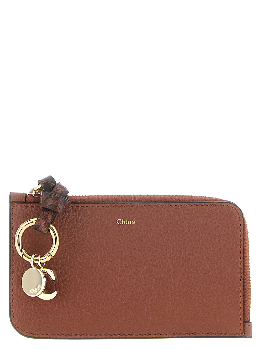Chloé Brown Calfskin Cardholder
