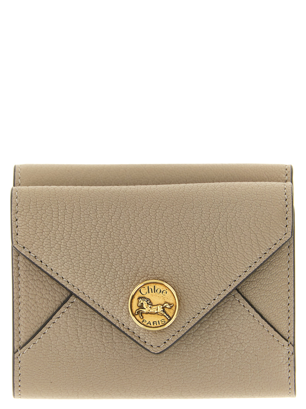 Chloé Beige Goatskin Cardholder