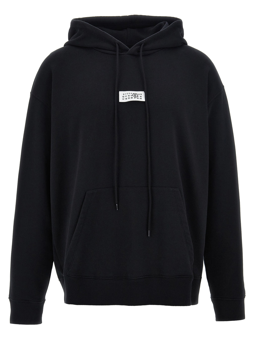 MM6 Maison Margiela Black Cotton Sweatshirt