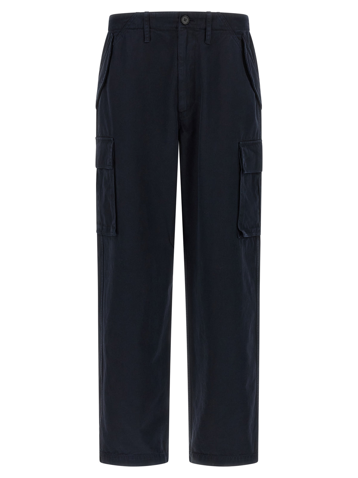 Burberry Blue Cotton Cargo Pants