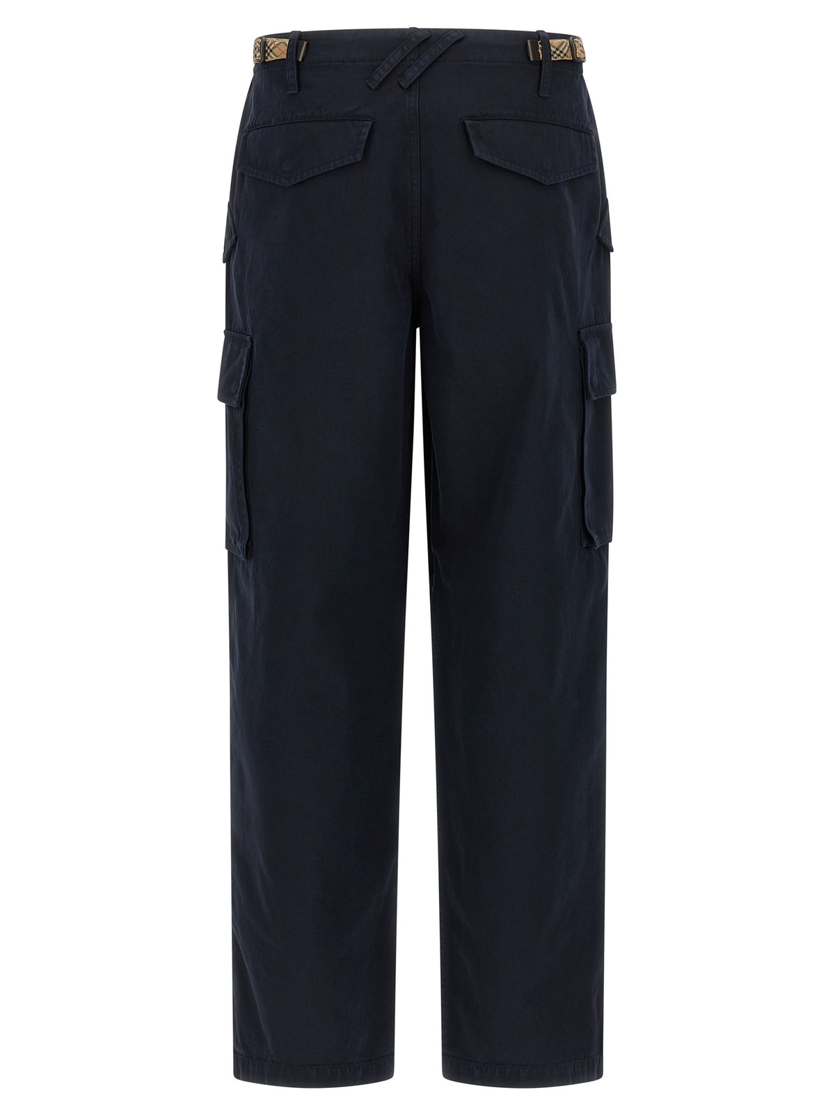Burberry Blue Cotton Cargo Pants