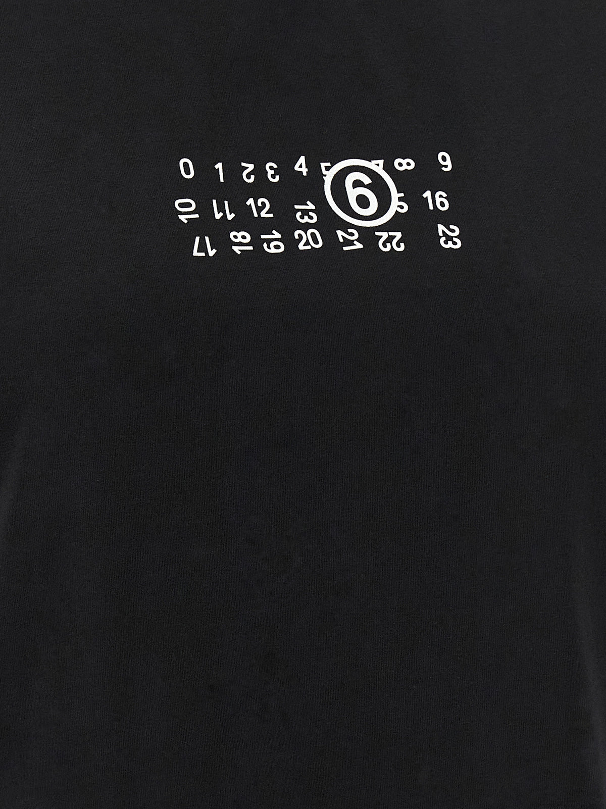 MM6 Maison Margiela Black Cotton T-Shirt