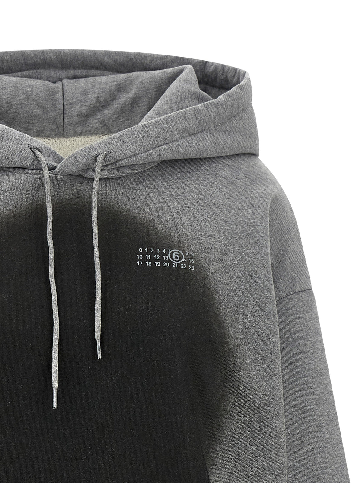 MM6 Maison Margiela Gray Cotton Sweatshirt