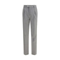 Brunello Cucinelli Gray Wool Oves Aries Dress Pants