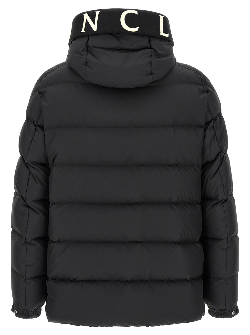 Moncler Black Polyester Full-Length Jacket
