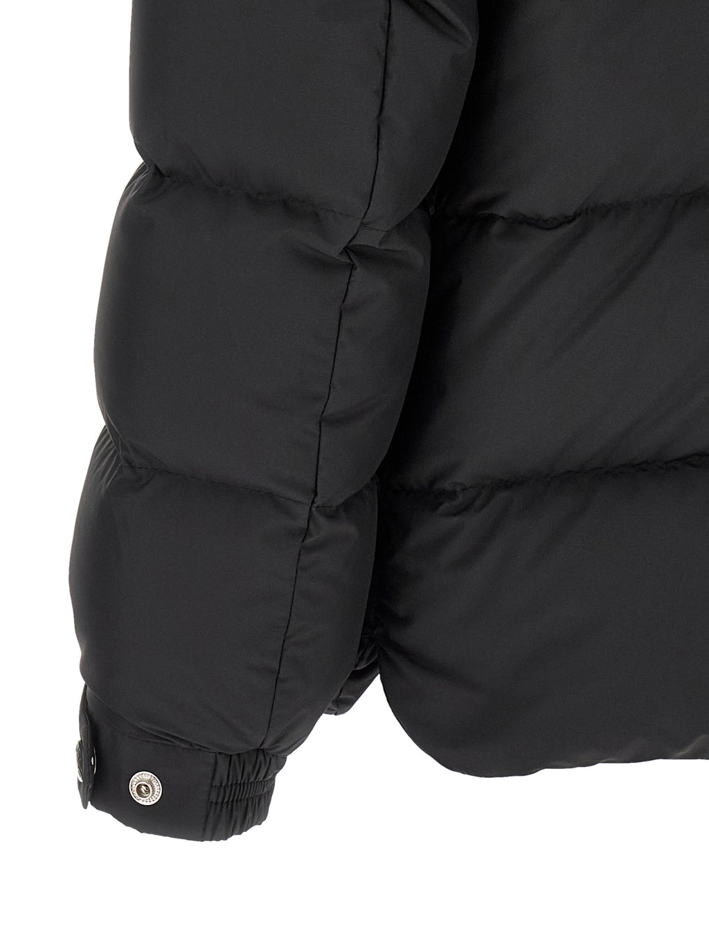 Moncler Black Polyester Full-Length Jacket