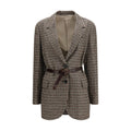 Brunello Cucinelli Beige Wool Oves Aries Blazer
