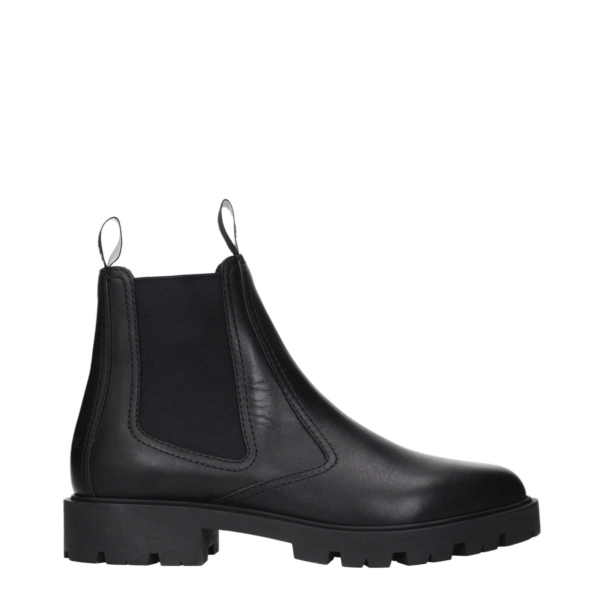 Celine Black Leather Ankle Boots
