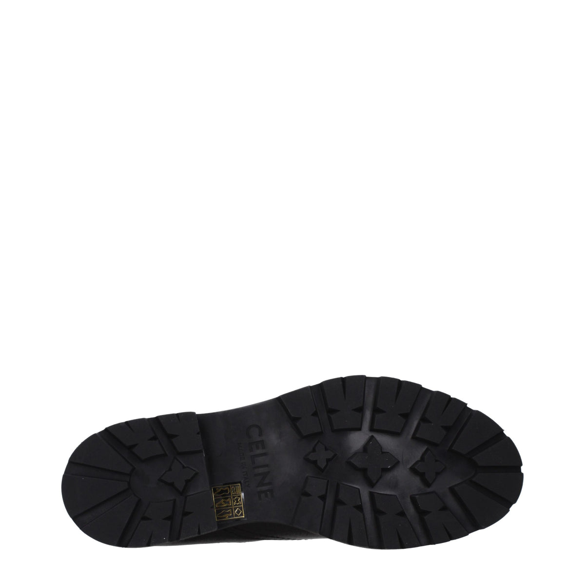 Celine Black Leather Ankle Boots