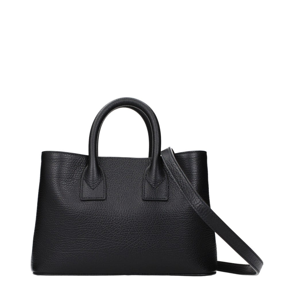 Burberry Black Leather Handbag