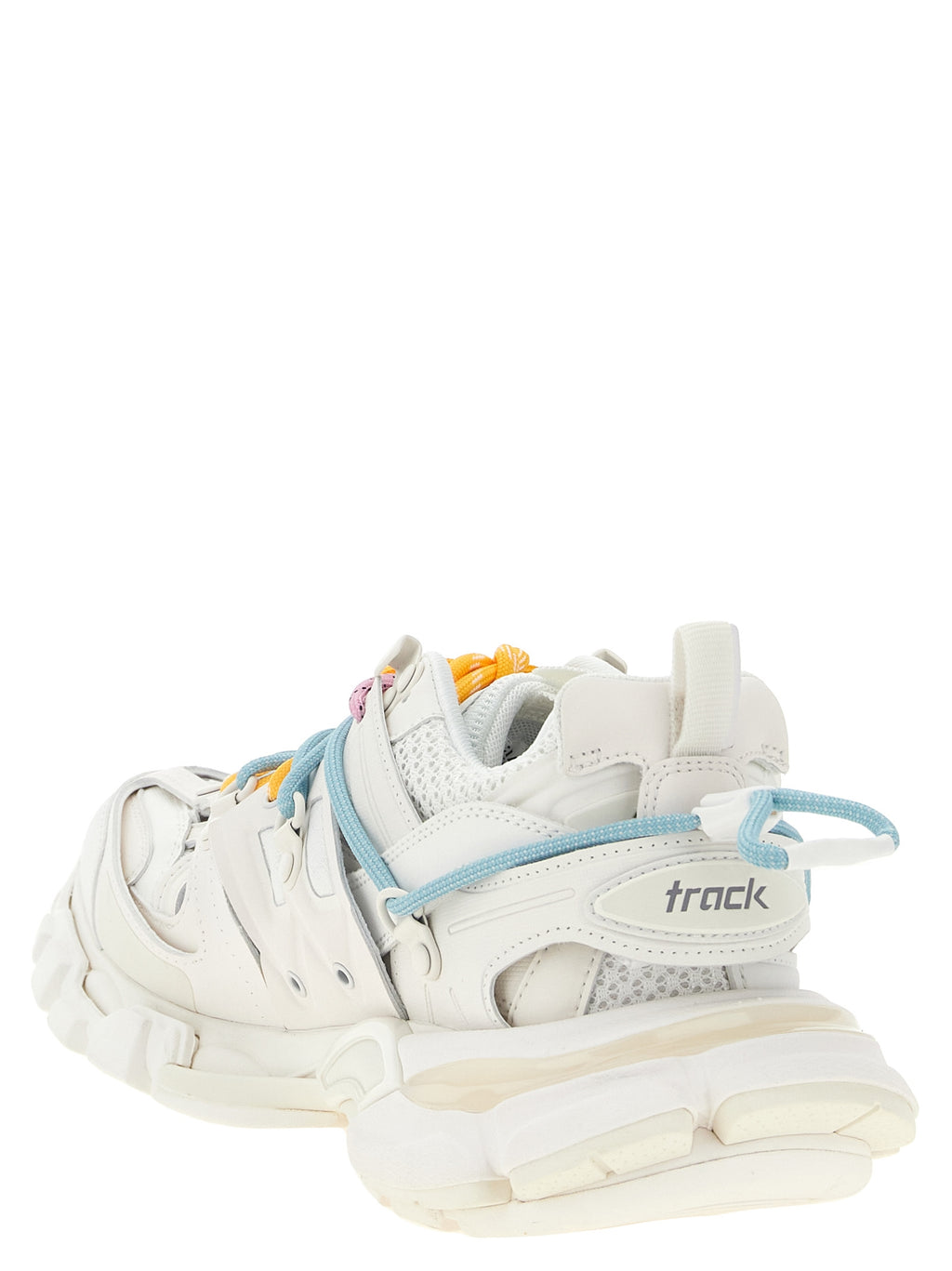 Balenciaga White Polyethylene Athletic Sneakers