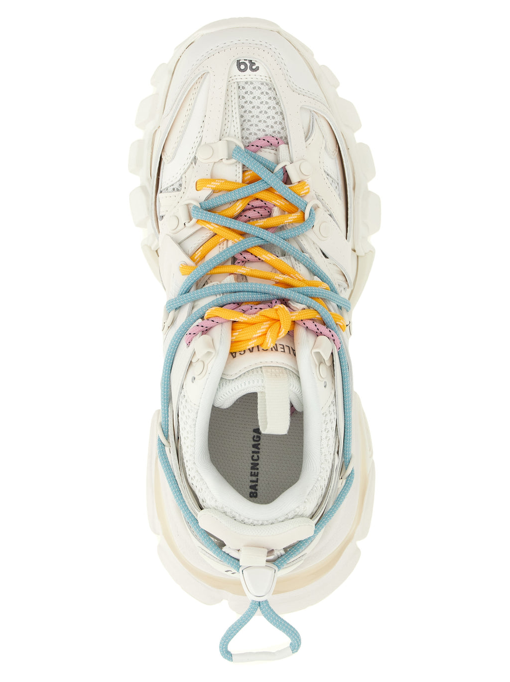Balenciaga White Polyethylene Athletic Sneakers