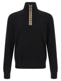Burberry Black Wool Cardigan