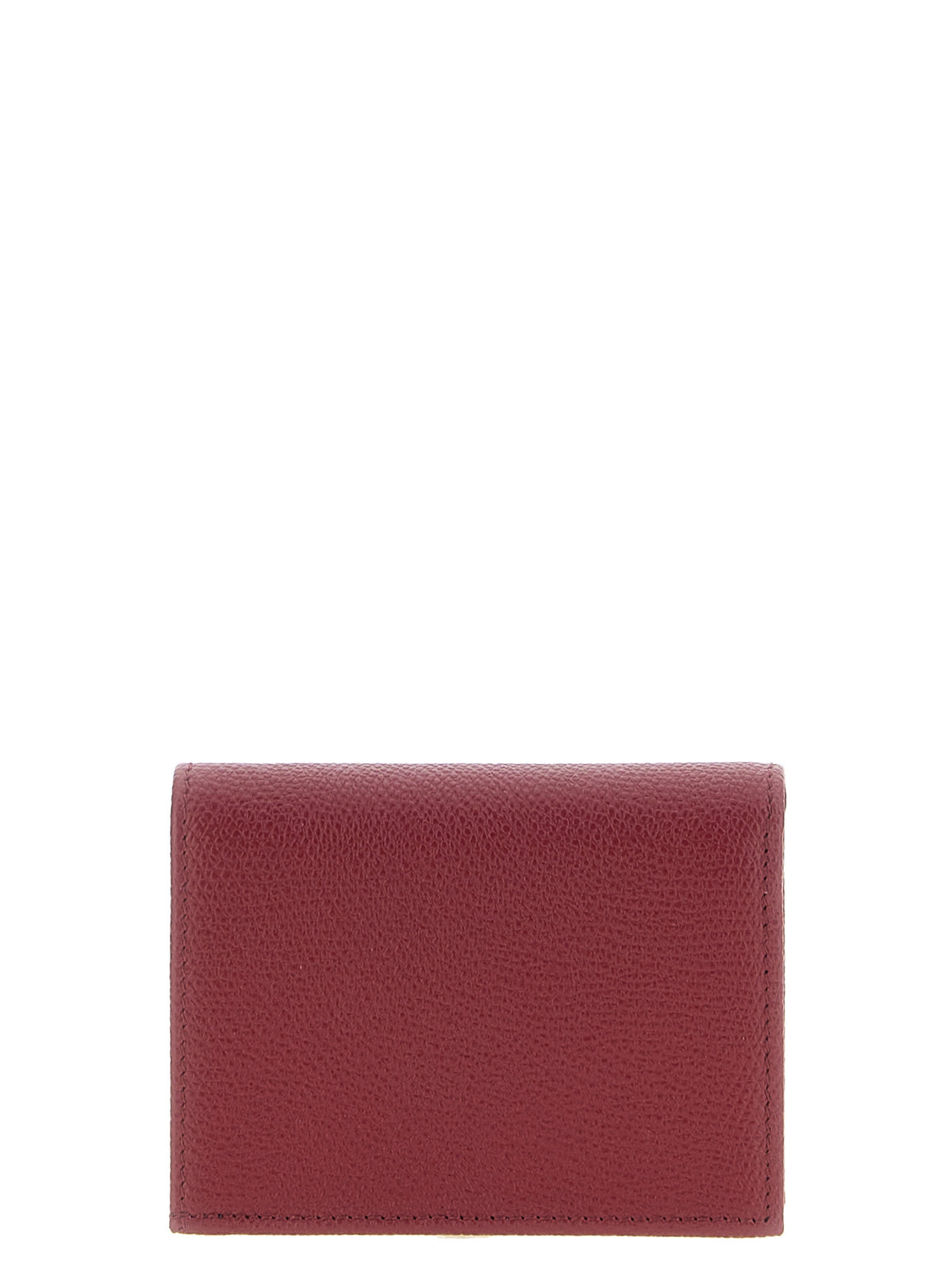 Valentino Garavani Bordeaux Calfskin Cardholder