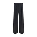 Brunello Cucinelli Black Wool Oves Aries Dress Pants