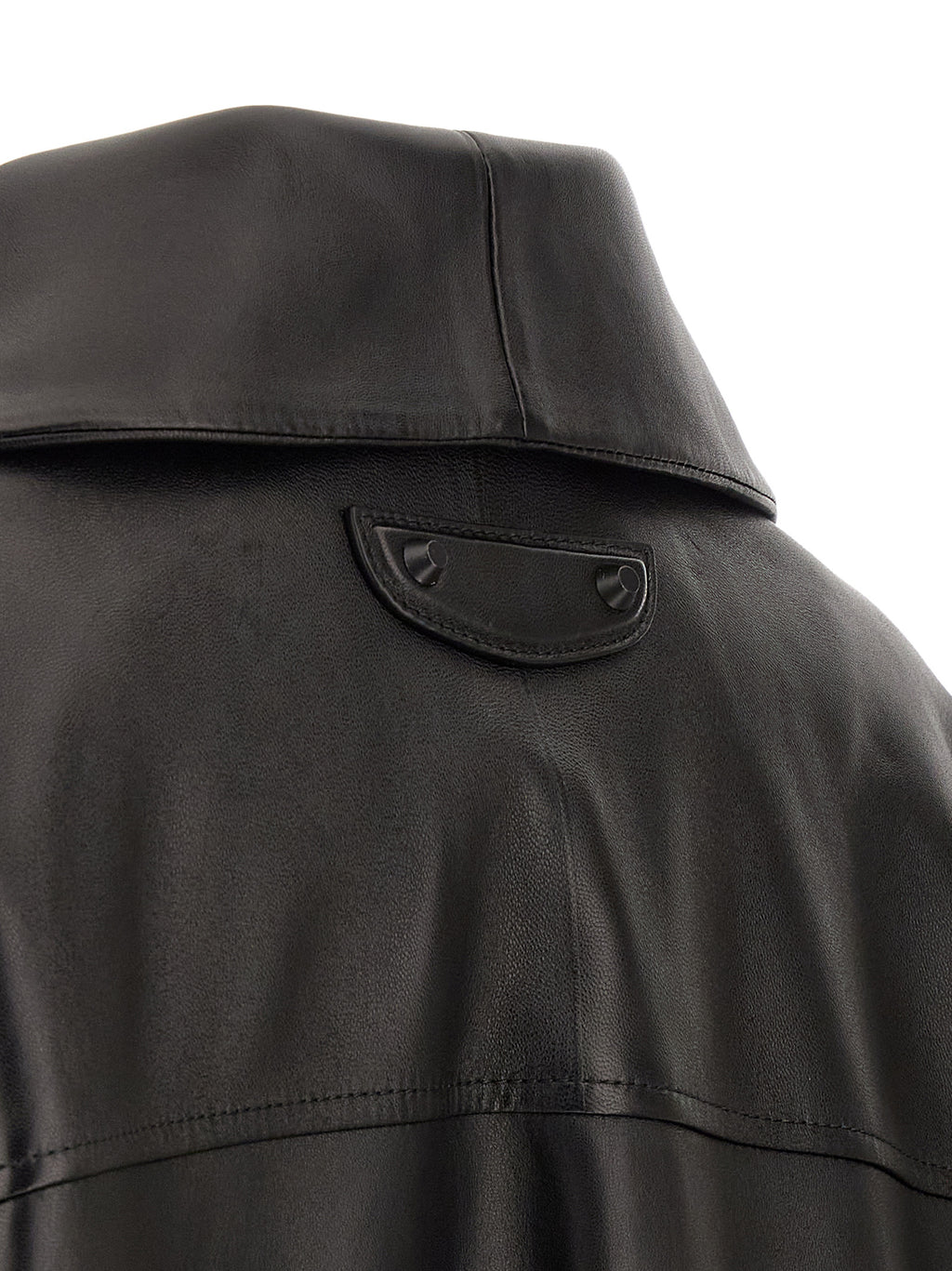 Balenciaga Black Lamb Leather Leather Jacket