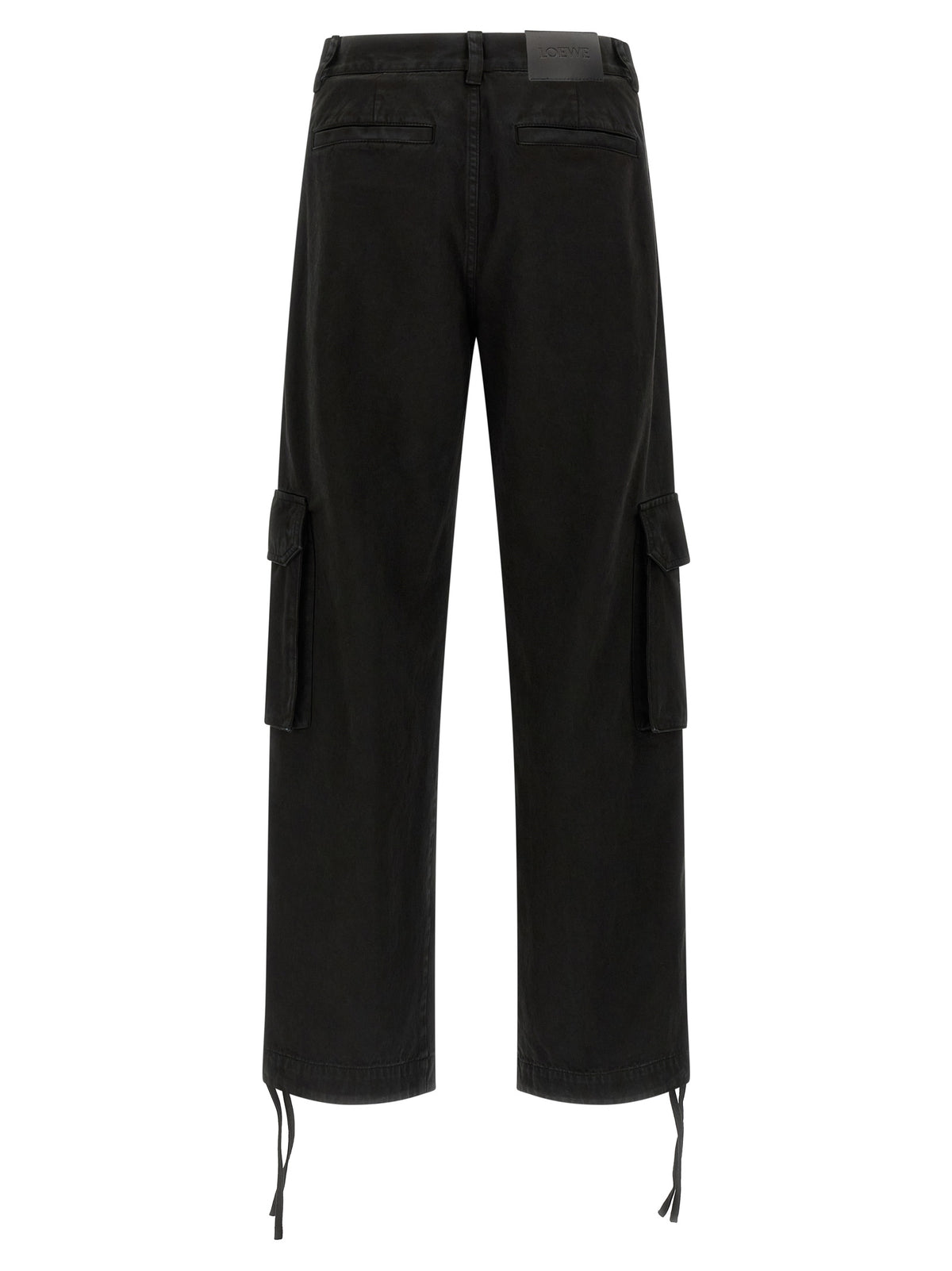 Loewe Black Cotton Cargo Pants