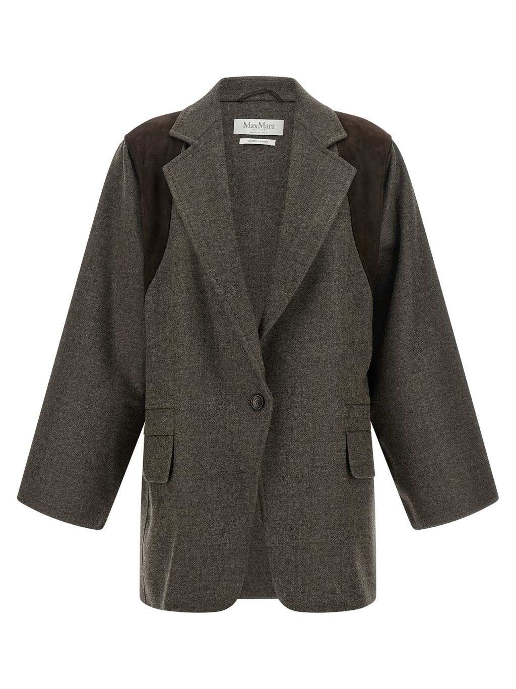 Max Mara Brown Wool Blazer