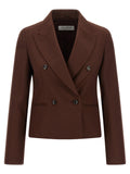 Max Mara Brown Wool Blazer