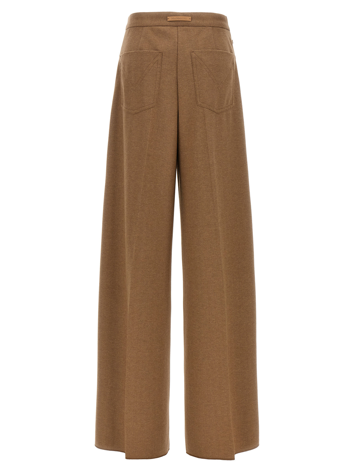 Max Mara Brown Triacetate Casual Pants