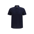 Burberry Blue Cotton Polo Shirt