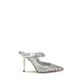 Jimmy Choo Silver Leather High Heel Pumps