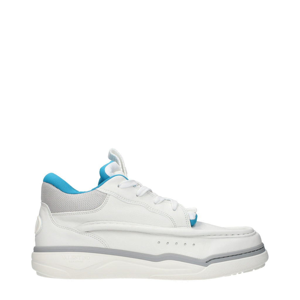 Valentino Garavani White Leather Low Top Sneakers